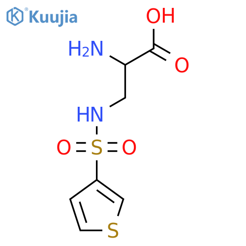 2-Amino-3-(thiophene-3-sulfonamido)propanoic acid structure