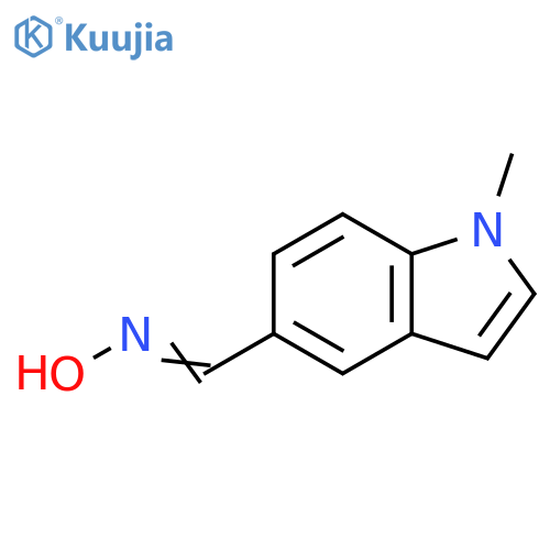 1H-Indole-5-carboxaldehyde, 1-methyl-, oxime structure