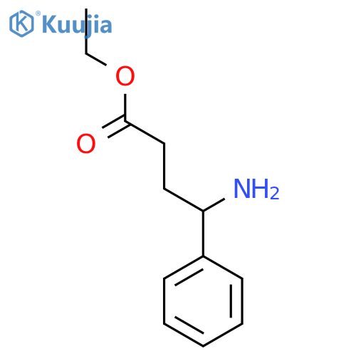 ethyl 4-amino-4-phenylbutanoate structure