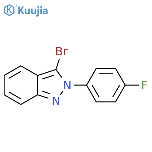 3-bromo-2-(4-fluorophenyl)indazole structure