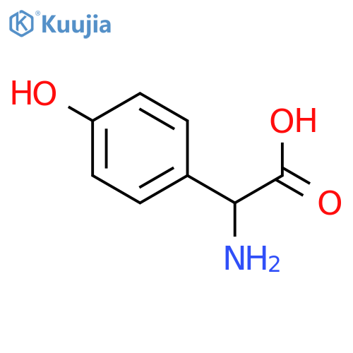 D-4-Hydroxyphenylglycine structure