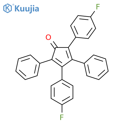 2,4-Bis(4-fluorophenyl)-3,5-diphenyl-2,4-cyclopentadien-1-one structure