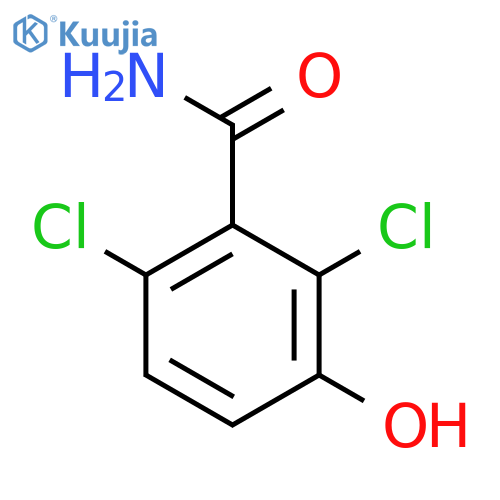 2,6-Dichloro-3-hydroxybenzamide structure