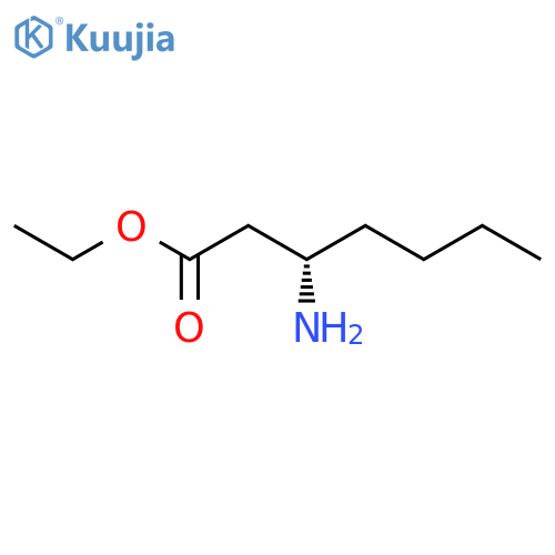 (S)-Ethyl?3-aminoheptanoate structure