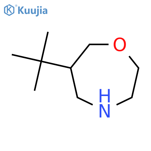 6-Tert-butyl-1,4-oxazepane structure