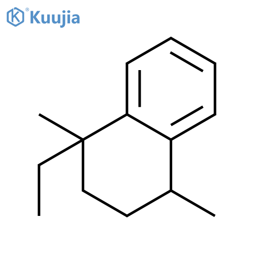 Naphthalene,1-ethyl-1,2,3,4-tetrahydro-1,4-dimethyl- structure