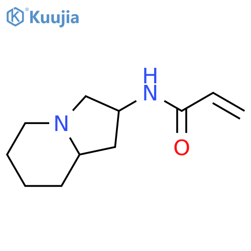 N-(octahydroindolizin-2-yl)prop-2-enamide structure