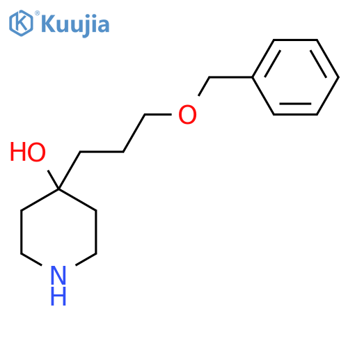 4-3-(benzyloxy)propylpiperidin-4-ol structure