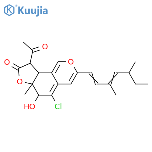 Isochromophilone Ia; 2',8-Diepimer, 6R-alcohol structure