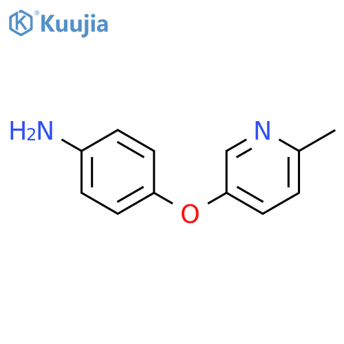 Benzenamine, 4-[(6-methyl-3-pyridinyl)oxy]- structure