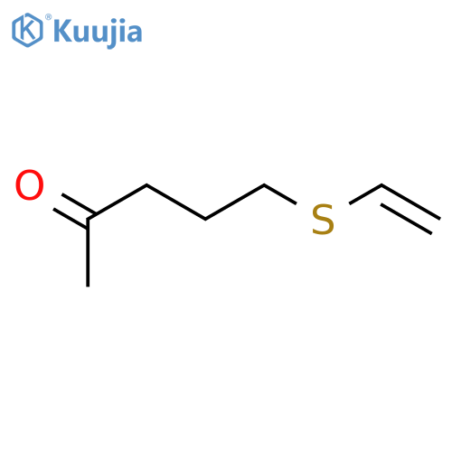 2-Pentanone,5-(ethenylthio)- structure
