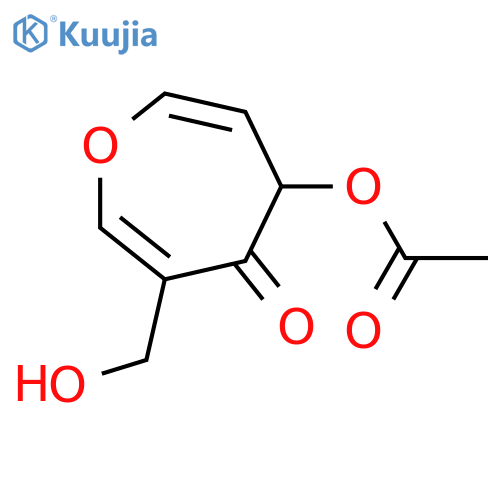5-Hydroxy-3-(hydroxymethyl)-4(5H)-oxepinone; (R)-form, 5-Ac structure