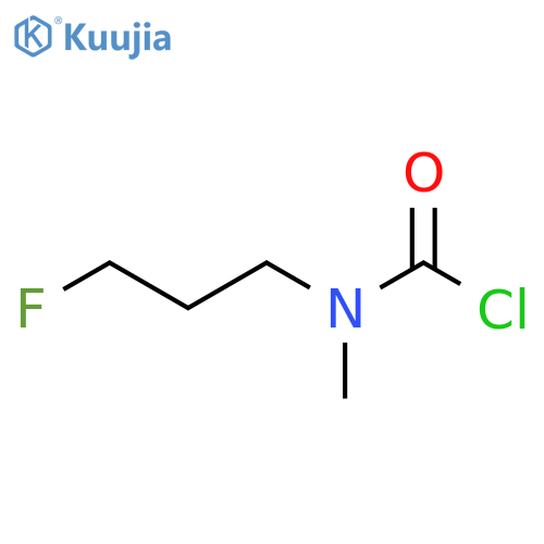 N-(3-fluoropropyl)-N-methylcarbamoyl chloride structure