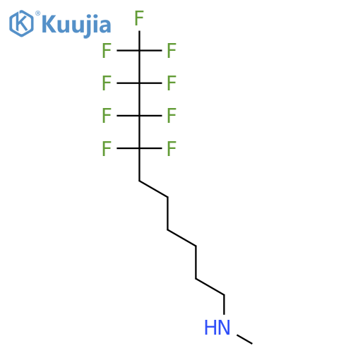Methyl-(7,7,8,8,9,9,10,10,10-nonafluorodecyl)amine structure