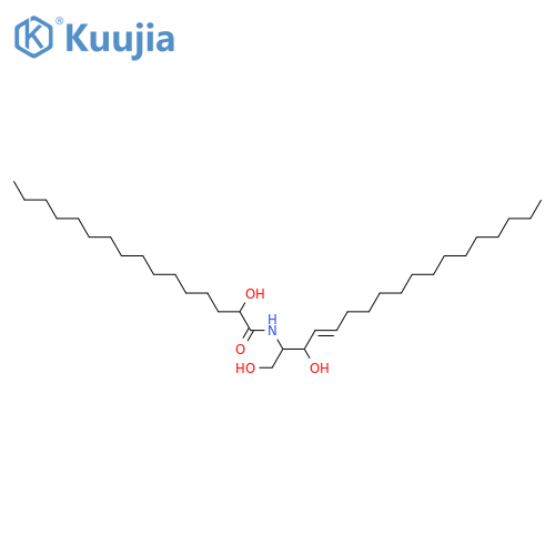 Hexadecanamide,2-hydroxy-N-[(1S,2R,3E)-2-hydroxy-1-(hydroxymethyl)-3-heptadecenyl]- structure