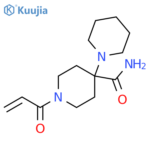 [1,4'-Bipiperidine]-4'-carboxamide, 1'-(1-oxo-2-propen-1-yl)- structure