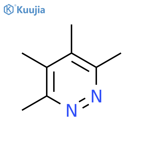 Pyridazine, tetramethyl- structure