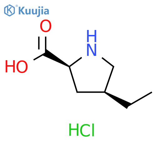 L-Proline, 4-ethyl-, hydrochloride (1:1), (4S)- structure