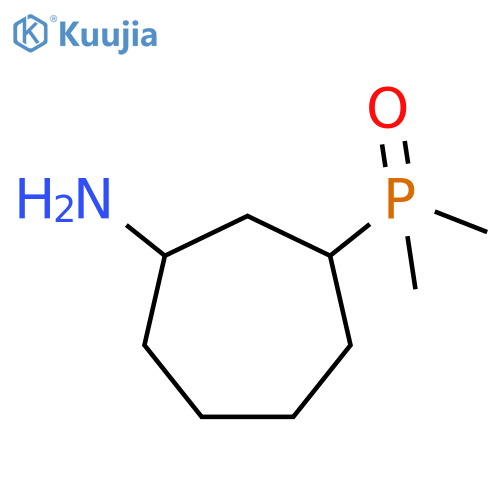 Cycloheptanamine, 3-(dimethylphosphinyl)- structure