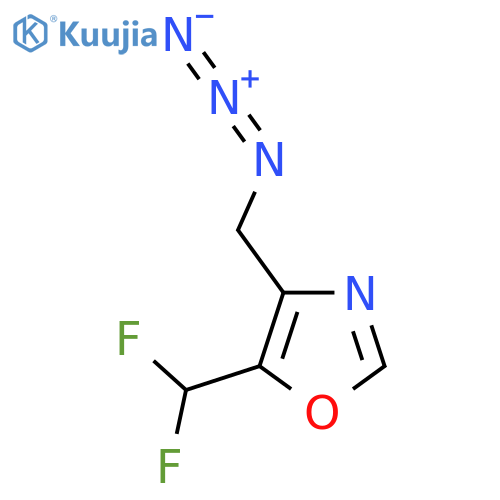 4-(Azidomethyl)-5-(difluoromethyl)oxazole structure