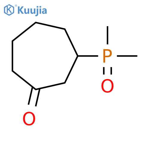3-Dimethylphosphorylcycloheptan-1-one structure