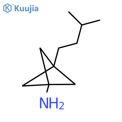 3-(3-Methylbutyl)bicyclo[1.1.1]pentan-1-amine structure