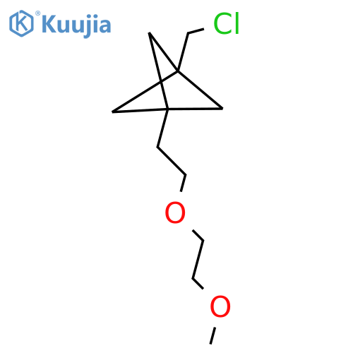 1-(Chloromethyl)-3-[2-(2-methoxyethoxy)ethyl]bicyclo[1.1.1]pentane structure