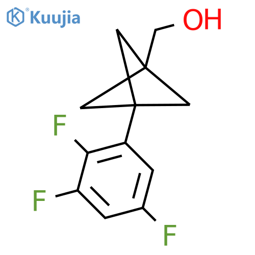 [3-(2,3,5-Trifluorophenyl)-1-bicyclo[1.1.1]pentanyl]methanol structure
