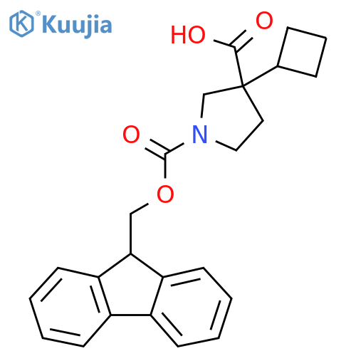 1-(9H-Fluoren-9-ylmethyl) 3-cyclobutyl-1,3-pyrrolidinedicarboxylate structure