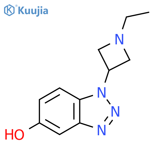 1-(1-ethylazetidin-3-yl)-1H-1,2,3-benzotriazol-5-ol structure