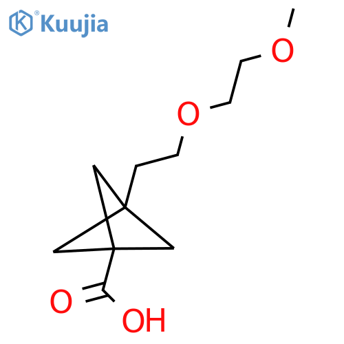3-[2-(2-Methoxyethoxy)ethyl]bicyclo[1.1.1]pentane-1-carboxylic acid structure