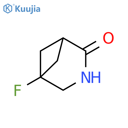 3-Azabicyclo[3.1.1]heptan-2-one, 5-fluoro- structure