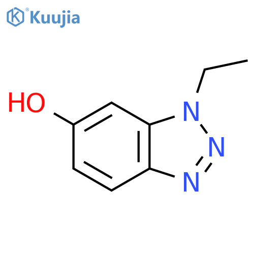 1-ethyl-1H-1,2,3-benzotriazol-6-ol structure
