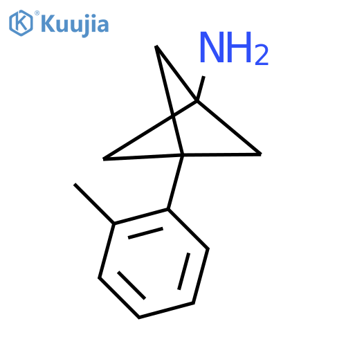 3-(2-Methylphenyl)bicyclo[1.1.1]pentan-1-amine structure