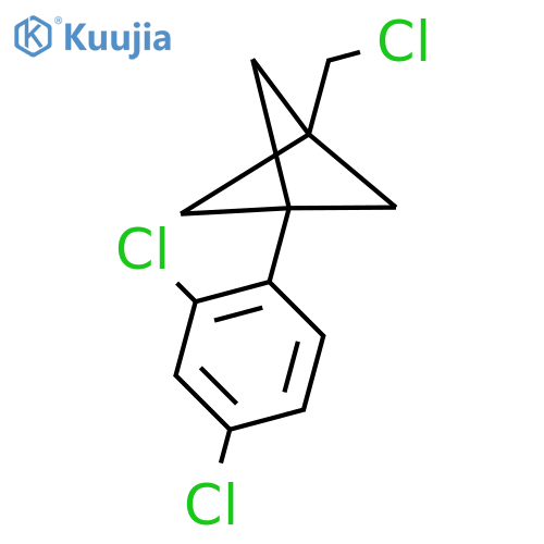 1-(Chloromethyl)-3-(2,4-dichlorophenyl)bicyclo[1.1.1]pentane structure