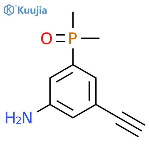 3-Dimethylphosphoryl-5-ethynylaniline structure
