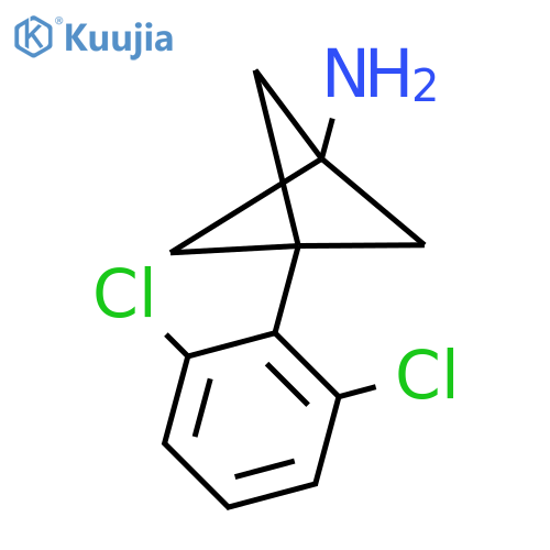 3-(2,6-Dichlorophenyl)bicyclo[1.1.1]pentan-1-amine structure