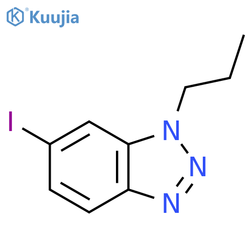 6-iodo-1-propyl-1H-1,2,3-benzotriazole structure