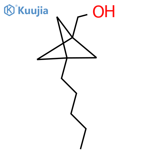 (3-Pentyl-1-bicyclo[1.1.1]pentanyl)methanol structure