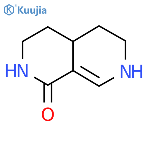 3,4,4a,5,6,7-Hexahydro-2H-2,7-naphthyridin-1-one structure