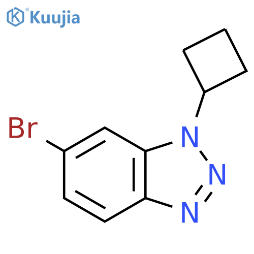 6-bromo-1-cyclobutyl-1H-1,2,3-benzotriazole structure