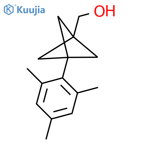 [3-(2,4,6-Trimethylphenyl)-1-bicyclo[1.1.1]pentanyl]methanol structure