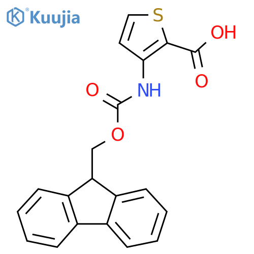 3-(9H-Fluoren-9-ylmethoxycarbonylamino)thiophene-2-carboxylic acid structure