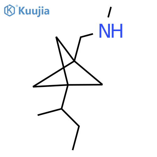 1-(3-Butan-2-yl-1-bicyclo[1.1.1]pentanyl)-N-methylmethanamine structure
