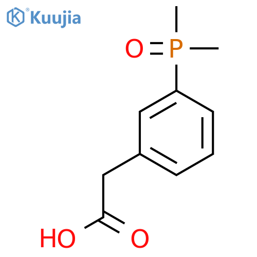 2-[3-(Dimethylphosphoryl)phenyl]acetic acid structure
