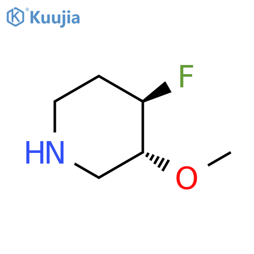 (3R, 4R)-4-Fluoro-3-methoxy-piperidine structure
