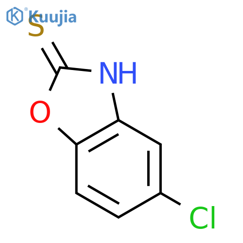 5-Chlorobenzodoxazole-2(3H)-thione structure