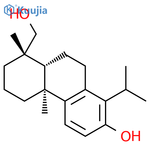 1-Phenanthrenemethanol,1,2,3,4,4a,9,10,10a-octahydro-7-hydroxy-1,4a-dimethyl-8-(1-methylethyl)-,(1S,4aS,10aR)- structure