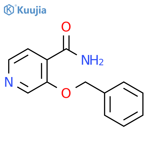 3-(Benzyloxy)pyridine-4-carboxamide structure