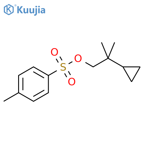 2-Cyclopropyl-2-methylpropyl 4-methylbenzene-1-sulfonate structure